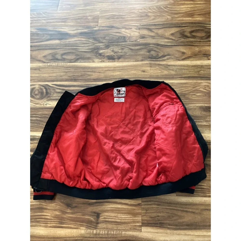 VTG Dale Earnhardt Nylon Puffer Full Zip Jacket Youth 8/10 Competitors View